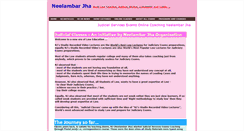 Desktop Screenshot of neelambarjha.info